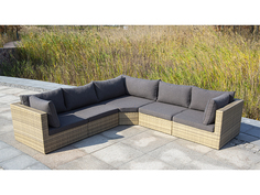 Модульный диван сан-марино (outdoor) бежевый 110x62x110 см.