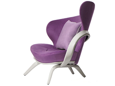 Кресло apriori а (actualdesign) фиолетовый 95.0x95.0x110.0 см.