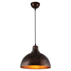 Подвесной светильник (loft) коричневый 120 см.