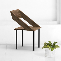 Стул чайка в коричневом цвете (archpole) коричневый 49x80x52 см.