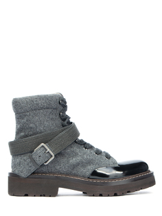 Комбинированные ботинки Brunello Cucinelli