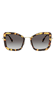 Солнцезащитные очки harmonie squared cat eye - Miu Miu