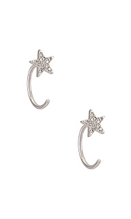 Серьги star loop - EF COLLECTION