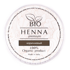 Bio Henna Premium, Хна в капсулах для бровей, коричневая, 5 шт.