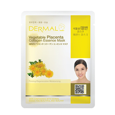 Dermal, Маска с растительной плацентой и коллагеном, 23 г