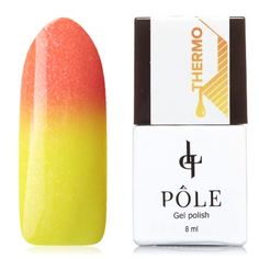 POLE, Гель-лак №03, оранжевый и лимонный