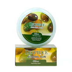 Deoproce, Крем для лица и тела Natural Skin Olive Nourishing, 100 г