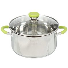 Кастрюля из нержавеющей стали Attribute Lime ASS324, 5 л