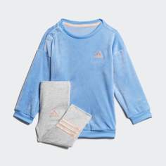Комплект: джемпер и леггинсы Velour adidas Performance