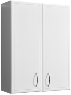 Шкаф двустворчатый подвесной 60x80 см белый глянец/белый матовый Stella Polar Концепт SP-00000140