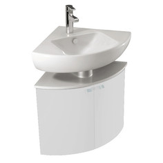 Угловая тумба белый глянец 67,9 см Jacob Delafon Odeon Up EB864-G1C