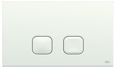 Смывная клавиша OLI Plain белый 70826