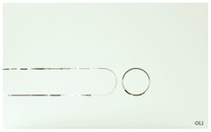 Смывная клавиша OLI I-Plate белый 670001