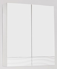 Зеркальный шкаф 60x70 см белый глянец Style Line Вероника ЛС-00000055