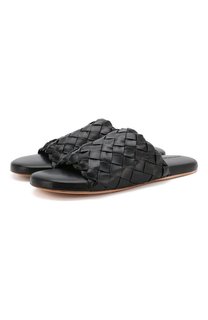 Кожаные шлепанцы Bottega Veneta
