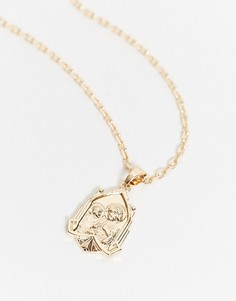 Ожерелье с подвеской "Св. Христофор" Chained & Able-Золотой