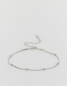 Серебристый браслет-цепочка DesignB-Серебряный