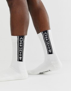 Белые носки с логотипом AAPE By A Bathing Ape-Белый