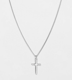 Серебряное ожерелье с подвеской-крестом Serge DeNimes-Серебряный