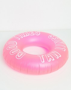 Неоново-розовый надувной круг Sunnylife-Розовый цвет