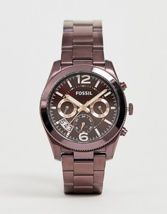 Фиолетовые женские часы Fossil - ES4110-Фиолетовый