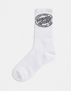 Santa MFG Dot sock in white-Белый