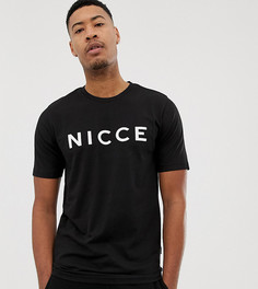 Черная футболка с логотипом Nicce-Черный