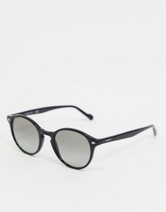 Черные солнцезащитные очки в круглой оправе Vogue-Черный