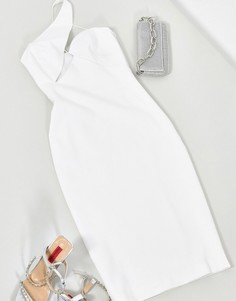 Белое платье миди AQAQ-Белый Aq/Aq