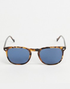Круглые солнцезащитные очки в черепаховой оправе Vogue-Коричневый