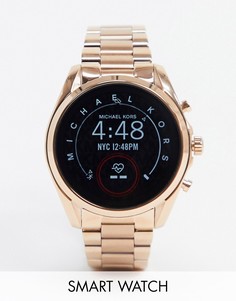Смарт-часы цвета розового золота Michael Kors MKT5086 Bradshaw-Золотой
