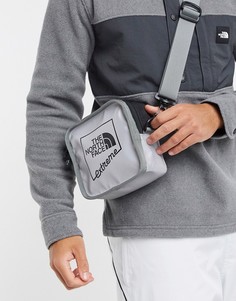 Серебристая светоотражающая сумка The North Face-Серый