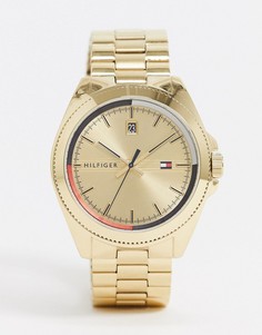 Золотистые наручные часы Tommy Hilfiger 1791686-Золотой