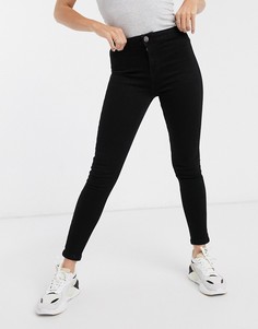 Черные джинсы с завышенной талией Lipsy-Черный цвет