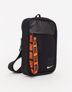 Черная сумка через плечо Nike Advance-Черный