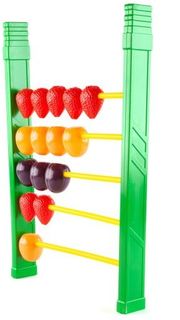 Развивающая игрушка Пластмастер Счеты фрукты (разноцветный)
