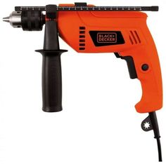 Ударная дрель BLACK+DECKER HD555-RU (оранжевый)