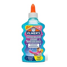 Упаковка клей-геля ELMERS 2077252, блестки голубые, прозрачный Elmer's