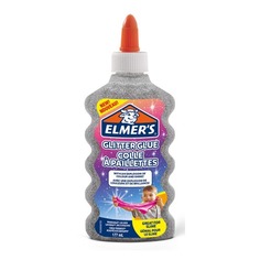 Упаковка клей-геля ELMERS 2077255, блестки серебрянные, прозрачный Elmer's