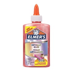 Упаковка клей-геля ELMERS 2109508, для изготовления слаймов, розовый метализированный Elmer's