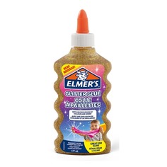 Упаковка клей-геля ELMERS 2077251, блестки золотые, прозрачный Elmer's