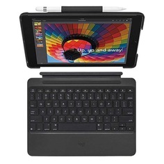 Чехол-клавиатура LOGITECH Slim Folio, для Apple iPad 2019/2020, серый [920-009652]