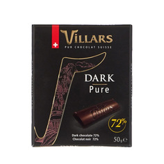Шоколад Villars 72% горький 50 г