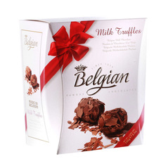 Трюфели Belgian из молочного шоколада в хлопьях 145 г