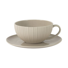 Чашка с блюдцем Home & Style Карамель 0,2 л