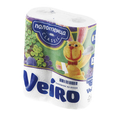 Полотенца бумажные Veiro classic plus 2 рулона