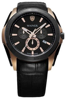 Швейцарские наручные мужские часы Wainer WA.16578A. Коллекция Wall Street