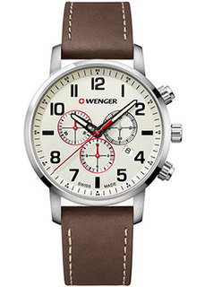 Швейцарские наручные мужские часы Wenger 01.1543.105. Коллекция Attitude