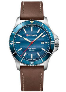 Швейцарские наручные мужские часы Wenger 01.0641.130. Коллекция Seaforce