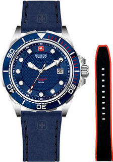 Швейцарские наручные мужские часы Swiss military hanowa 06-4315.7.04.003SET. Коллекция Neptune Diver